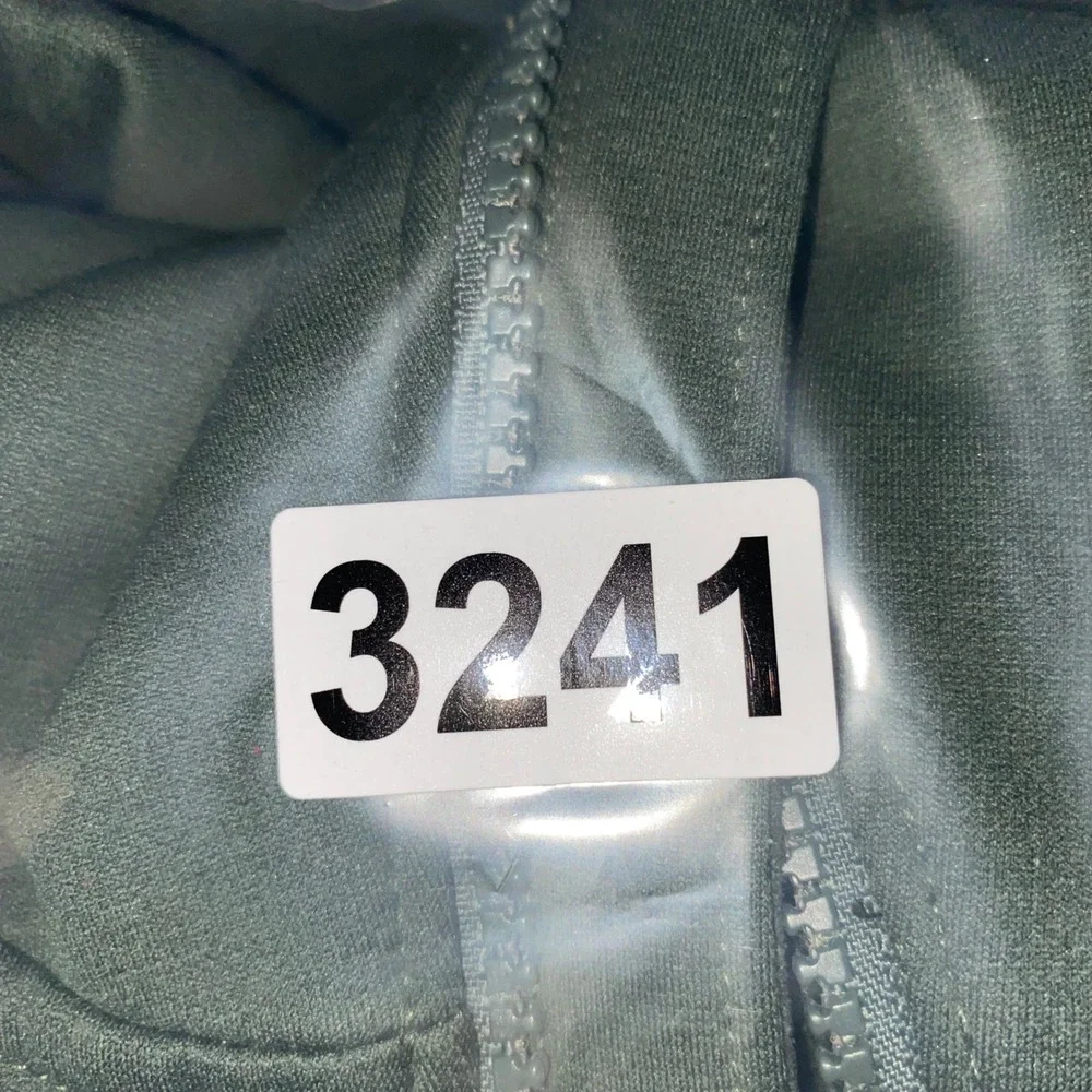 The North Face Full Zip Hoodie Mens Small Green Fleece Lined Athletic Jacket EUC